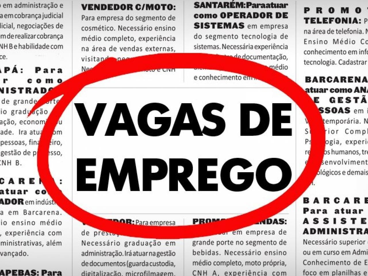 Vagas de emprego disponíveis na Casa do Trabalhador