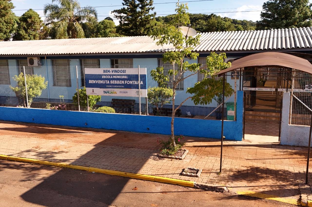 Prefeitura de Tapejara conclui novo cercamento na Escola Benvenuta